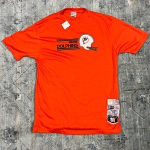 Deadstock Vintage Miami Dolphins Football Single-Stitch Tee Size S